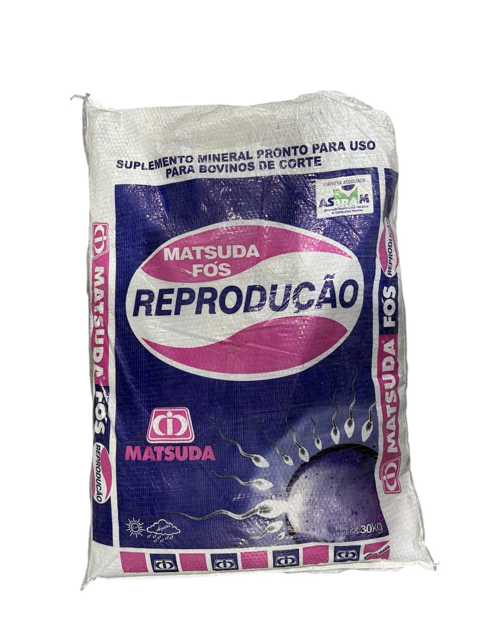 Sal Mineral Reprodução Matriz Matsuda 30kg – Suplemento para Vacas de Cria - Imagem Principal